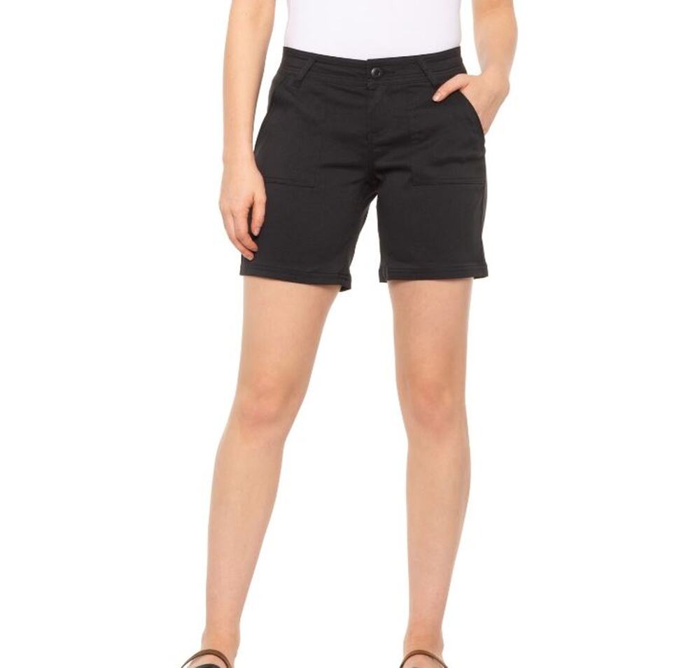 prAna Women's Black Olivia Shorts 7” inseam, size 2